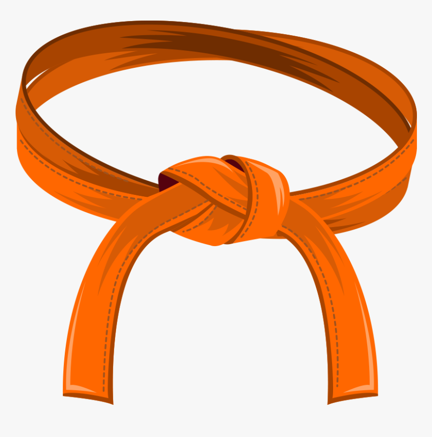 Orange-belt - Soo Bahk Do Orange Belt, HD Png Download, Free Download