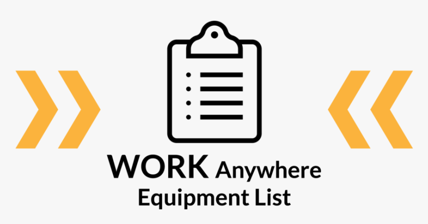 Wa Equipment List Black Copy With Arrows, HD Png Download, Free Download