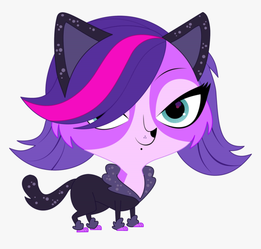 Lps Zoe"s Black Cat Outfit Vector By Varg45 - Zoe Pepper Littlest Pet Shop, HD Png Download, Free Download