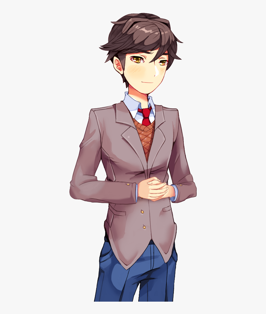 Edited Mediayou Know My Boy Mc Had To Do It To Em - Ddlc Male School Uniform, HD Png Download, Free Download