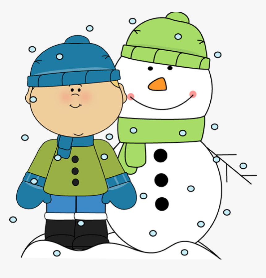 Graphic Black And White Library Snow Clipart St Patricks - Snow Children Clipart, HD Png Download, Free Download