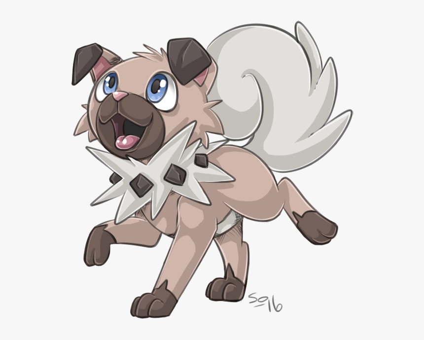 Rockruff Fanart, HD Png Download - kindpng.