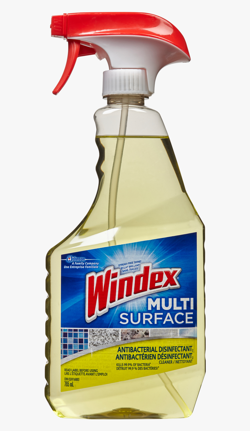 Windex Multi-surface Antibacterial Disinfectant - Windex Original 948 Ml, HD Png Download, Free Download