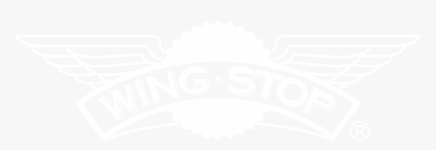 Wing Stop Logo Png - Wingstop Logo Black And White, Transparent Png, Free Download