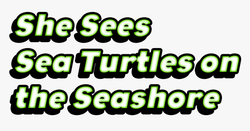 She Sees Sea Turtles On The Seashore, HD Png Download, Free Download