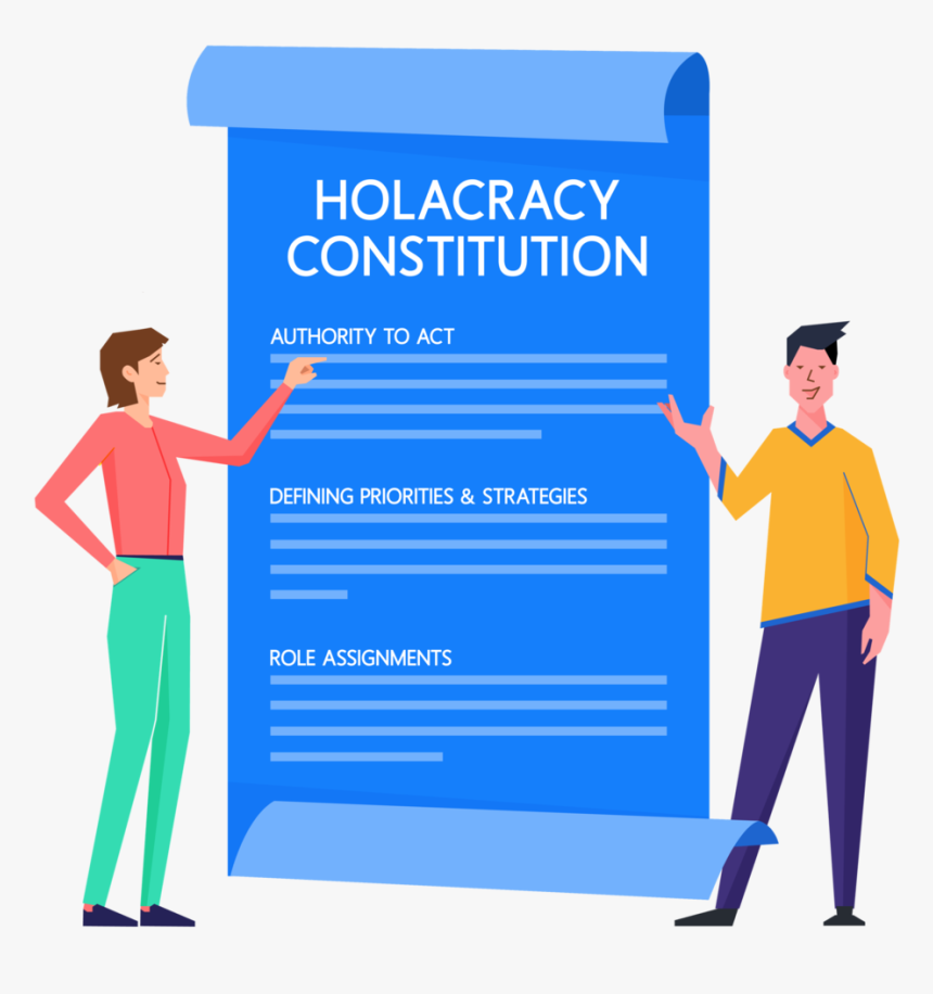 Holacracy Constitution Illustration Final - Cartoon, HD Png Download, Free Download