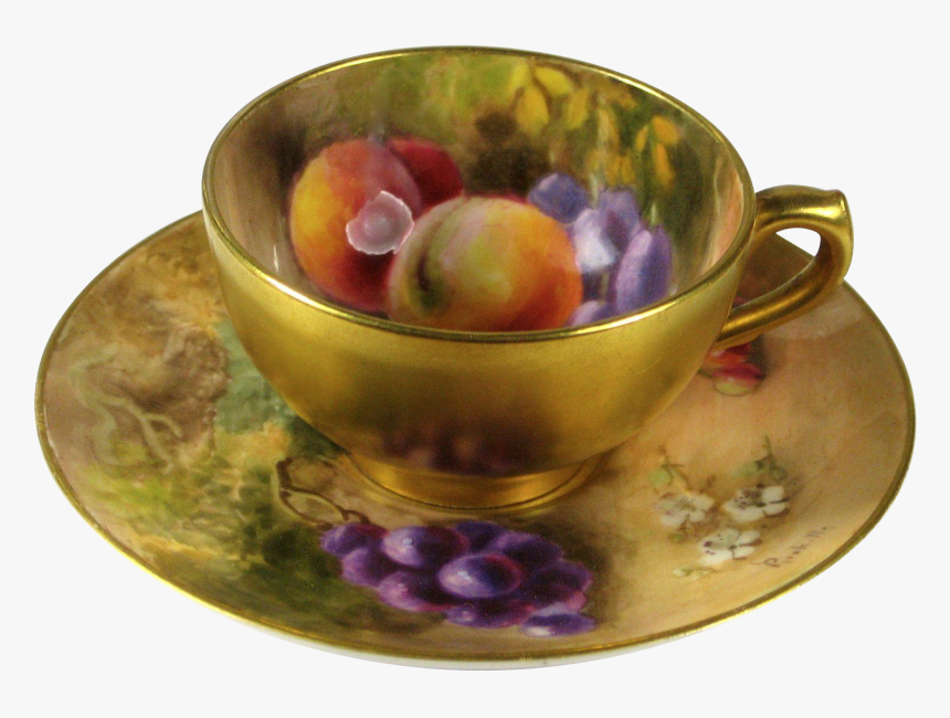 Royal Worcester Miniature Cup And Saucer, HD Png Download, Free Download