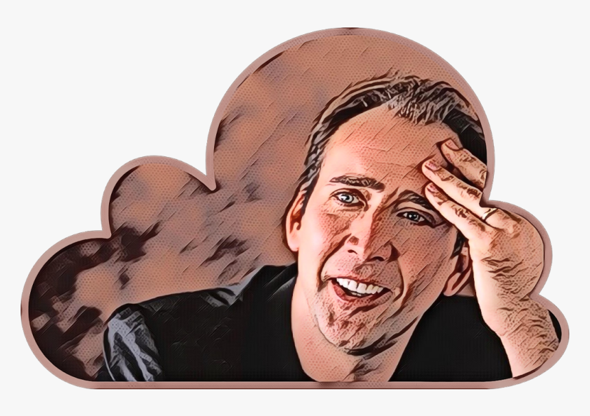 #nicholascage #funnyfaces #beingcreatif😅 - Uri, HD Png Download, Free Download