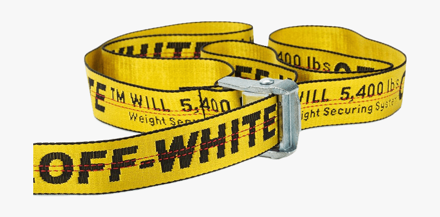 Off White Png - Off White Industrial Belt In Yellow, Transparent Png, Free Download