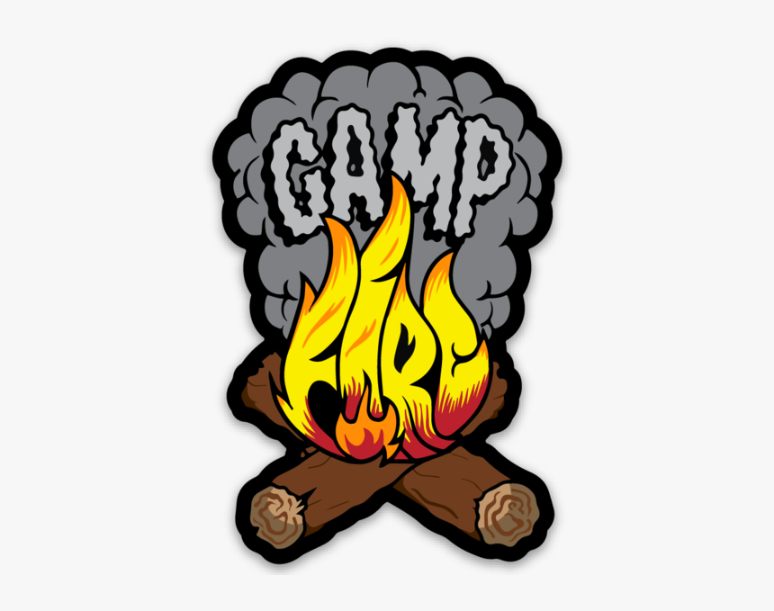 Camp Fire Sticker"
 Class= - Camp Fire Logo, HD Png Download, Free Download