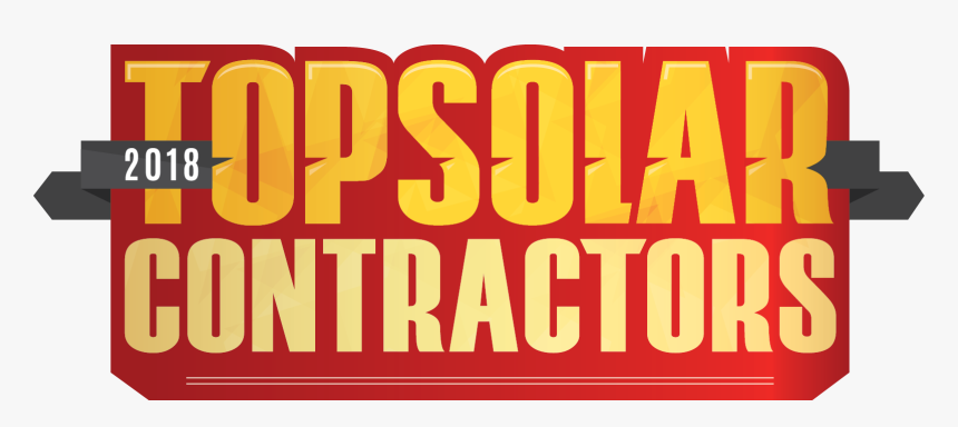 2018 Top Solar Contractors, HD Png Download, Free Download