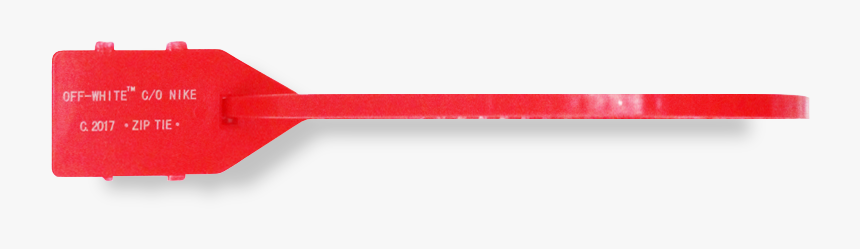 Off White Zip Tie Transparent, HD Png Download, Free Download