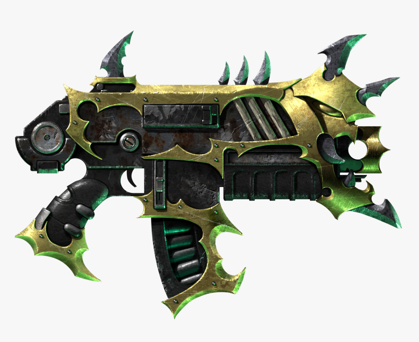This Is A Weapon For The Chaos Space Marine Faction - Warhammer 40k Chaos Gun, HD Png Download, Free Download