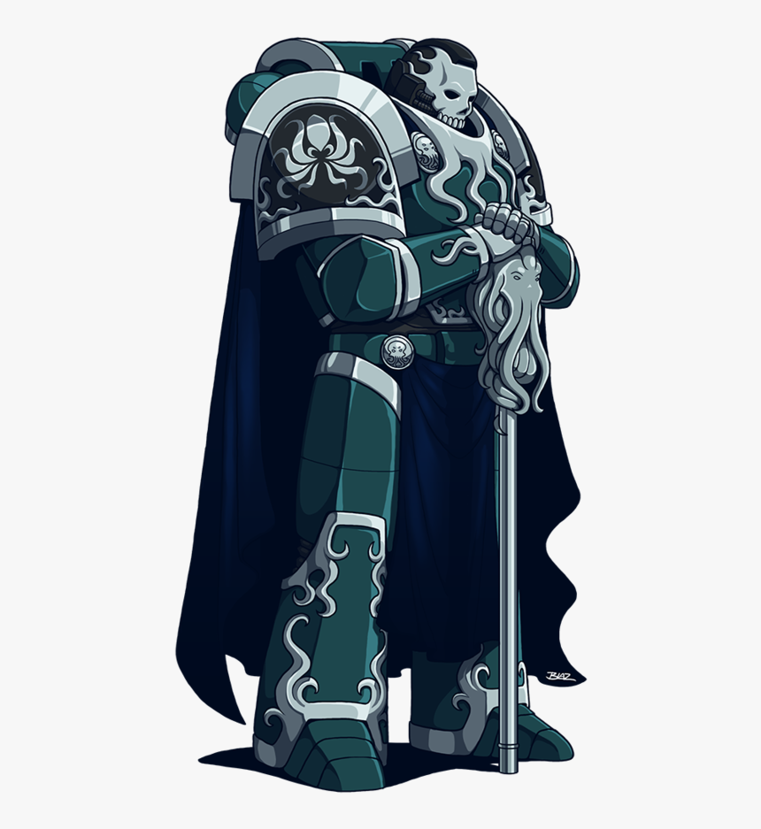 Denizen Of The Deep Chaplain By Blazbaros Warhammer - Warhammer Png, Transparent Png, Free Download