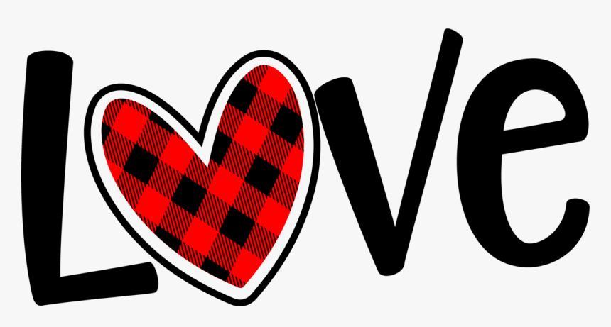 Transparent Plaid Heart Clipart - Love With Plaid Heart, HD Png Download, Free Download