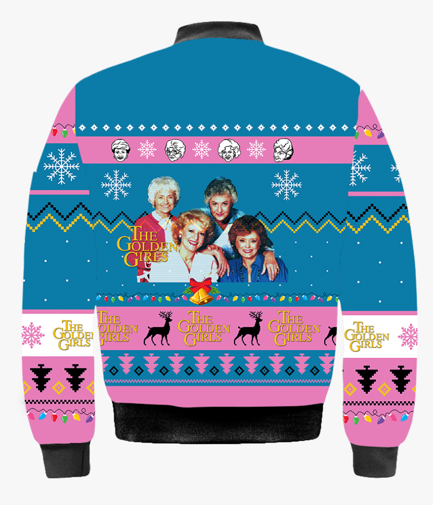 The Golden Girls American Sitcom Ugly Christmas All - Tv Ugly Christmas Sweater, HD Png Download, Free Download