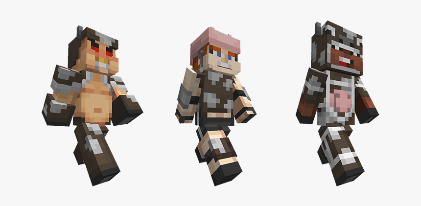 Cow Glider Minecraft Skin, HD Png Download, Free Download