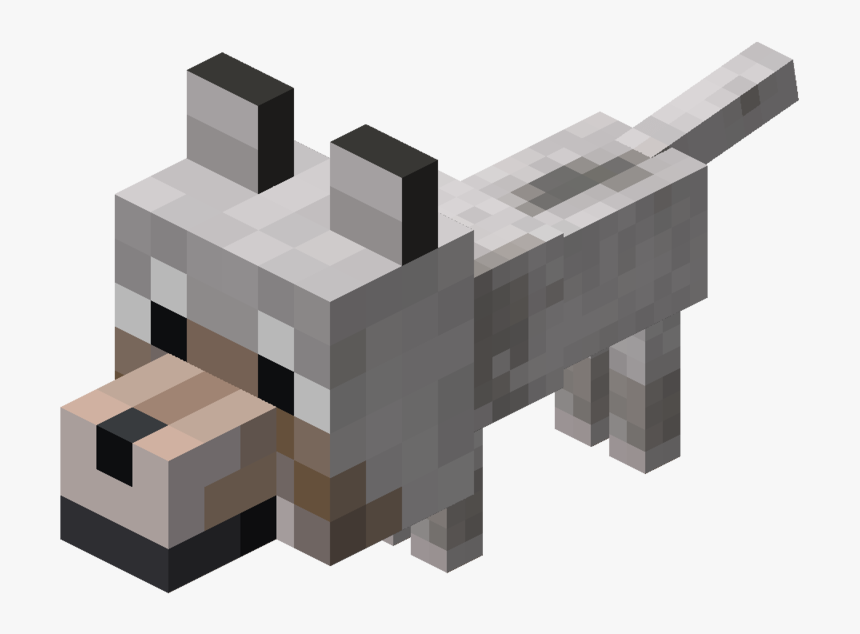 Angle Pocket Edition Baby Wolves Minecraft - Minecraft Baby Wolf Png, Transparent Png, Free Download