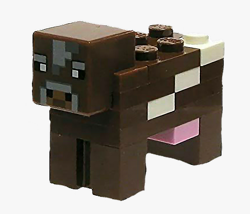 # Minecraft Cow Lego #cool - Lego Minecraft Minifigures Cow, HD Png Download, Free Download