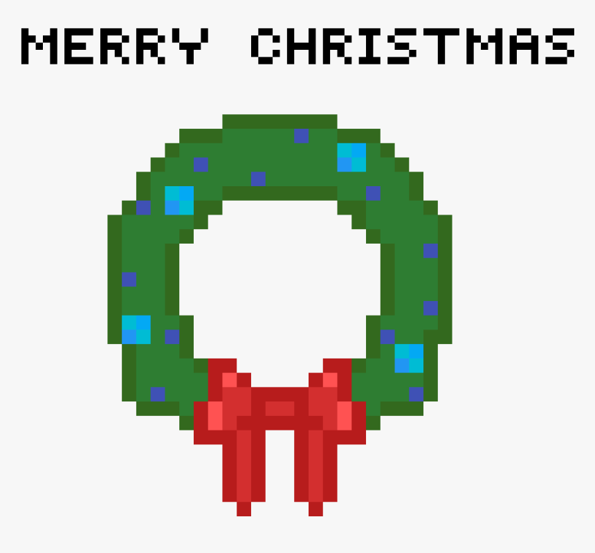 Transparent Christmas Wreath Images Clip Art - 8 Ball Pixel Art, HD Png Download, Free Download