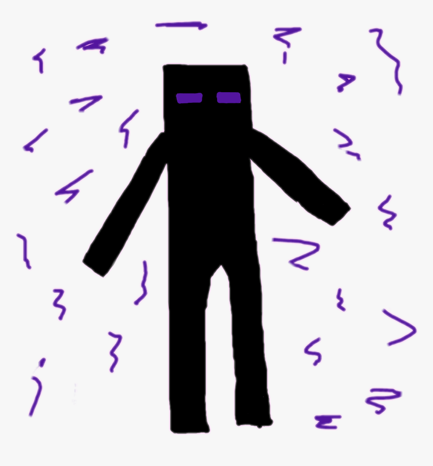 #enderman #minecraft - Illustration, HD Png Download, Free Download