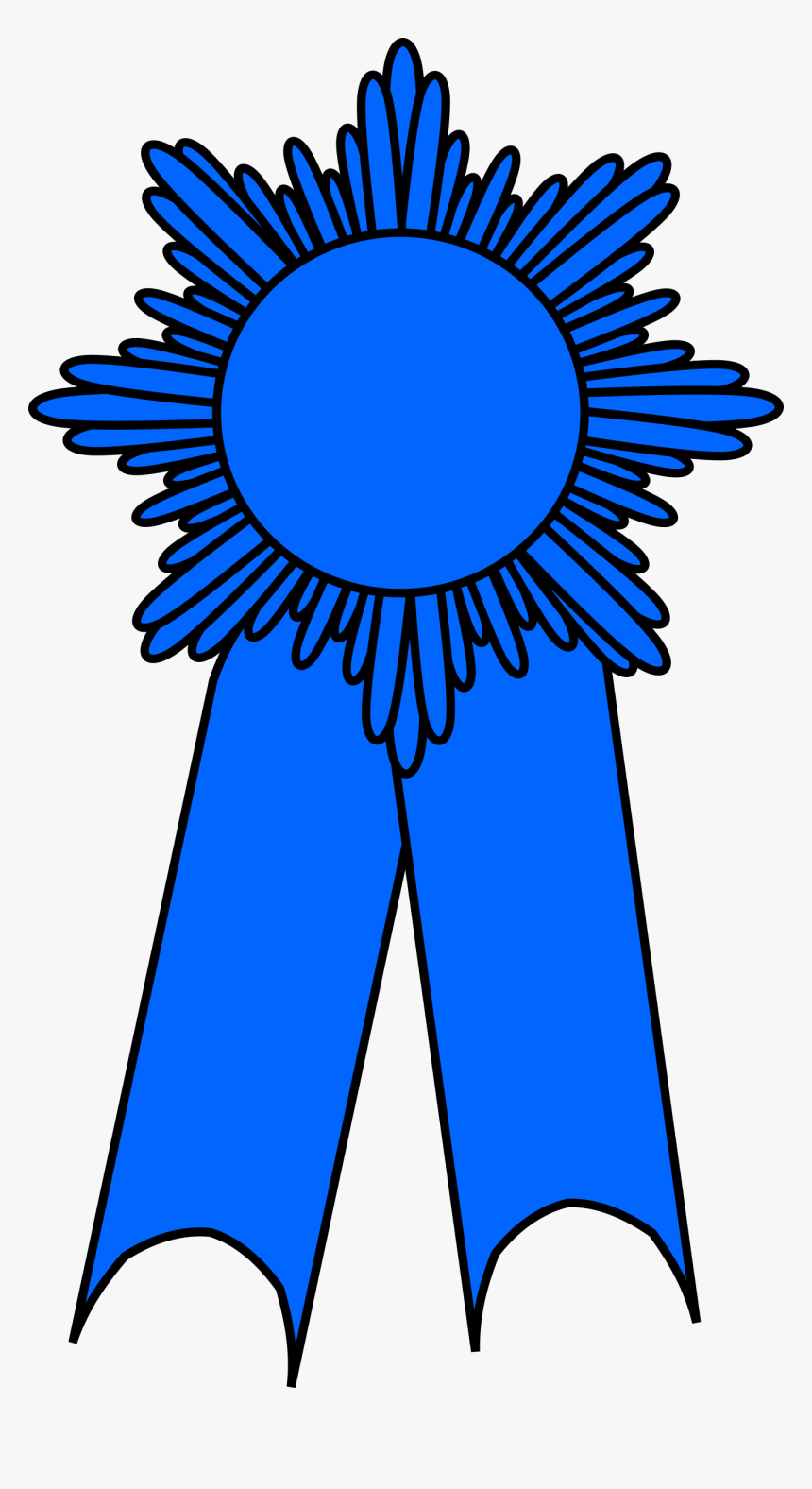 Vector Drawing Of Medal With A Blue Ribbon - Girl Scout Awards And Ribbons, HD Png Download, Free Download