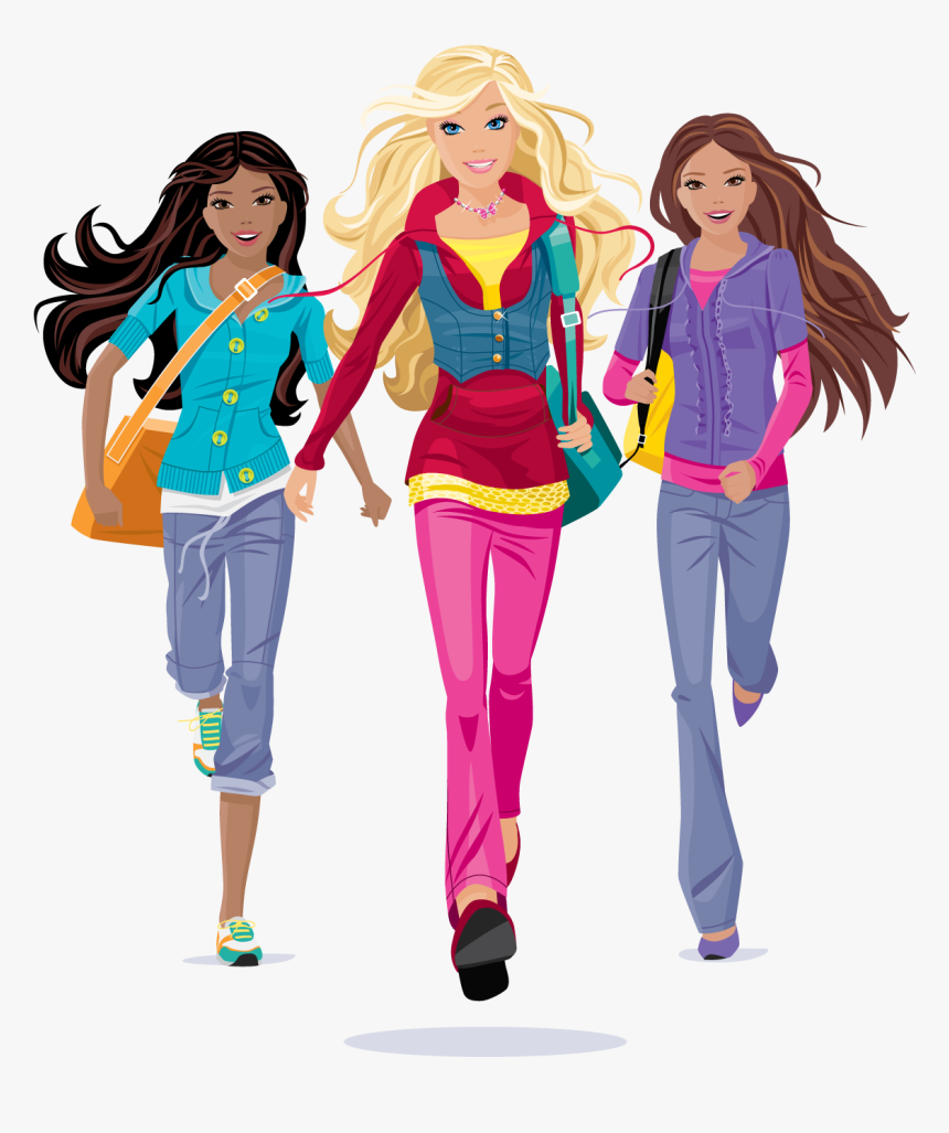 girls barbie cartoon