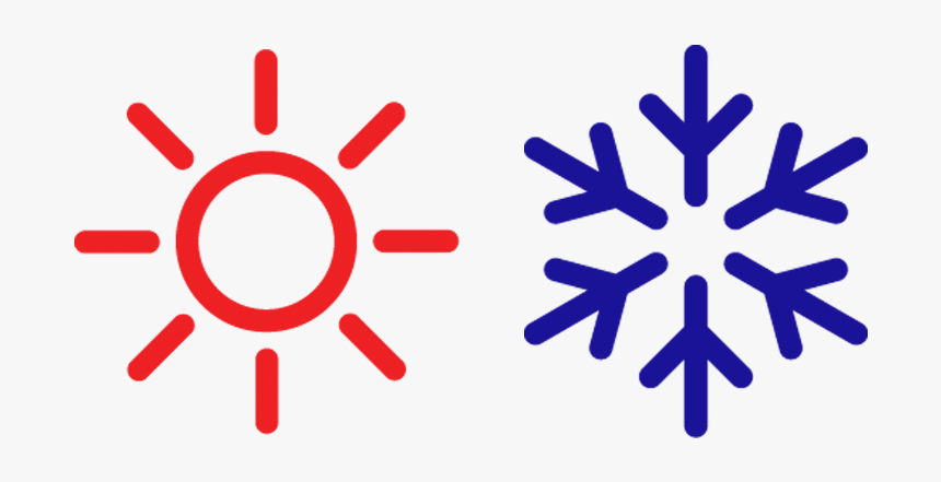 Washington, Mo Heating And Air Conditioning Services - Hot And Cold Symbol, HD Png Download, Free Download
