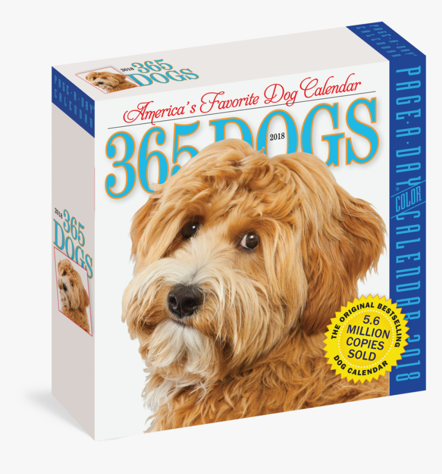 365 Dogs Page A Day 2018 Calendar, HD Png Download, Free Download