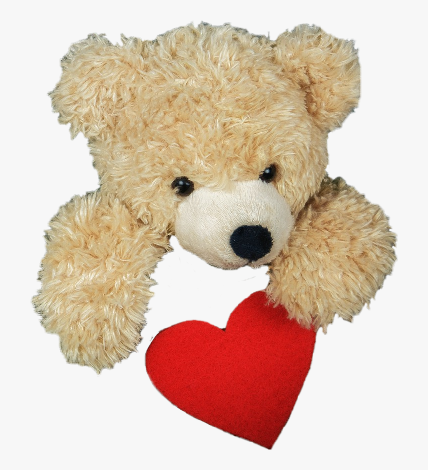 #bear, #heart, #valentine - Miś Z Czerwonym Serduszkiem, HD Png Download, Free Download