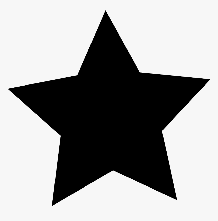 Little Star - Black Star Clipart, HD Png Download, Free Download