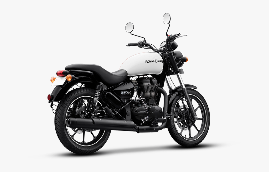 Royal Enfield Thunderbird X Whimsical White Rear Quarter - Royal Enfield Thunderbird 350x, HD Png Download, Free Download