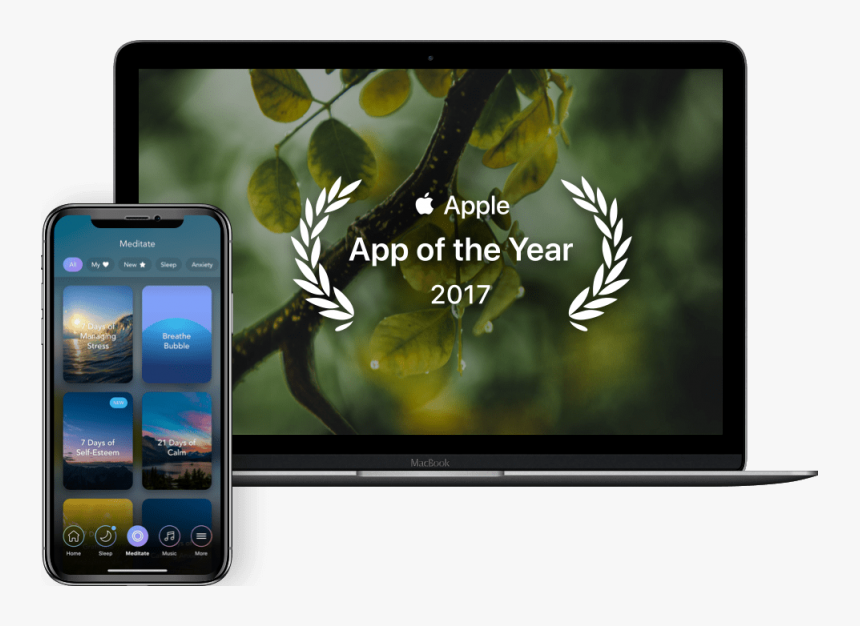 Calm Sleep App - Calm App Advertising, HD Png Download, Free Download