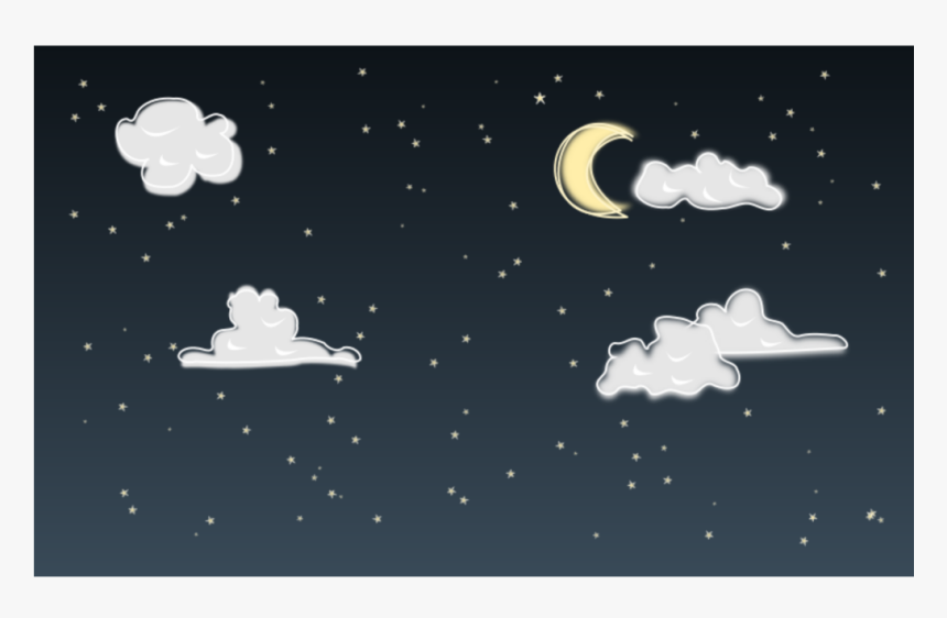 #ftestickers #clipart #cartoon #background #nightsky - Dua Upon Sighting The New Moon, HD Png Download, Free Download