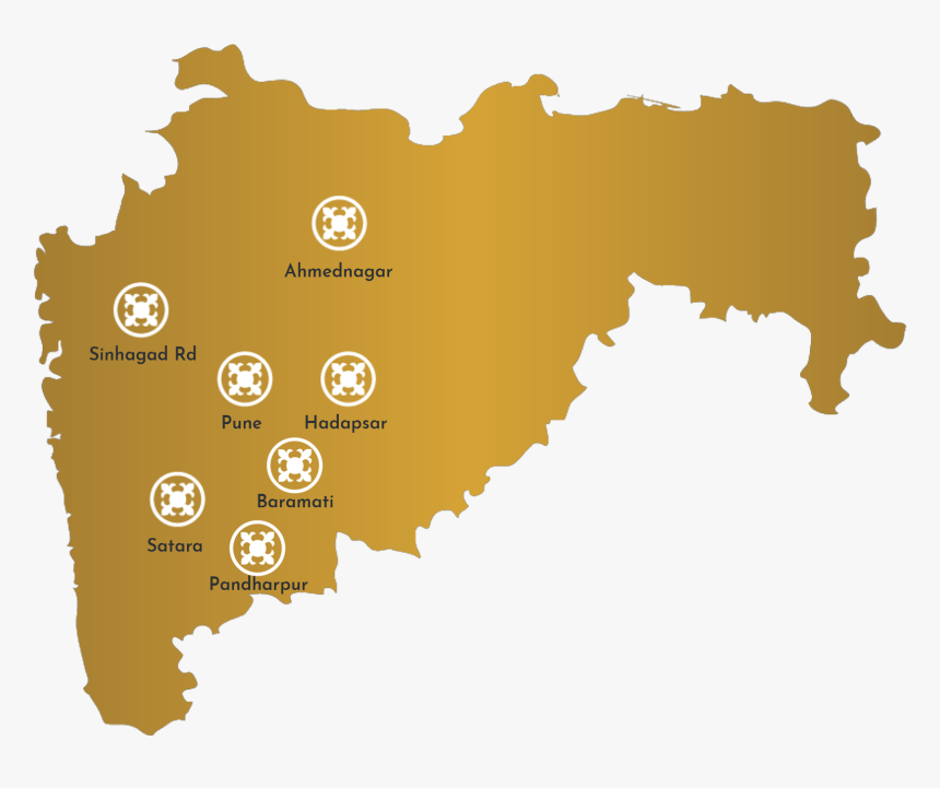 Blank Map Of Maharashtra, HD Png Download, Free Download
