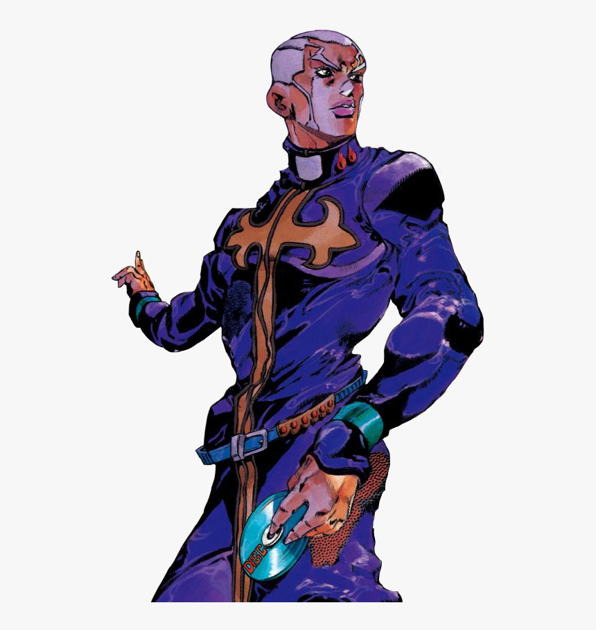 Enrico Pucci Stone Ocean Jojo"s Bizarre Adventure Transparent - Enrico Pucci Png, Png Download, Free Download