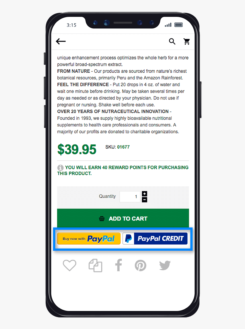 Paypal Express Credit - Mobile Phone, HD Png Download, Free Download