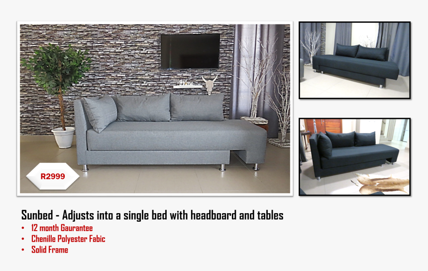 Single Sofa Bed - Sofa Bed, HD Png Download, Free Download