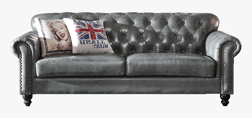 High Quality Vintage Leather Classic Chesterfield Sofa - Studio Couch, HD Png Download, Free Download