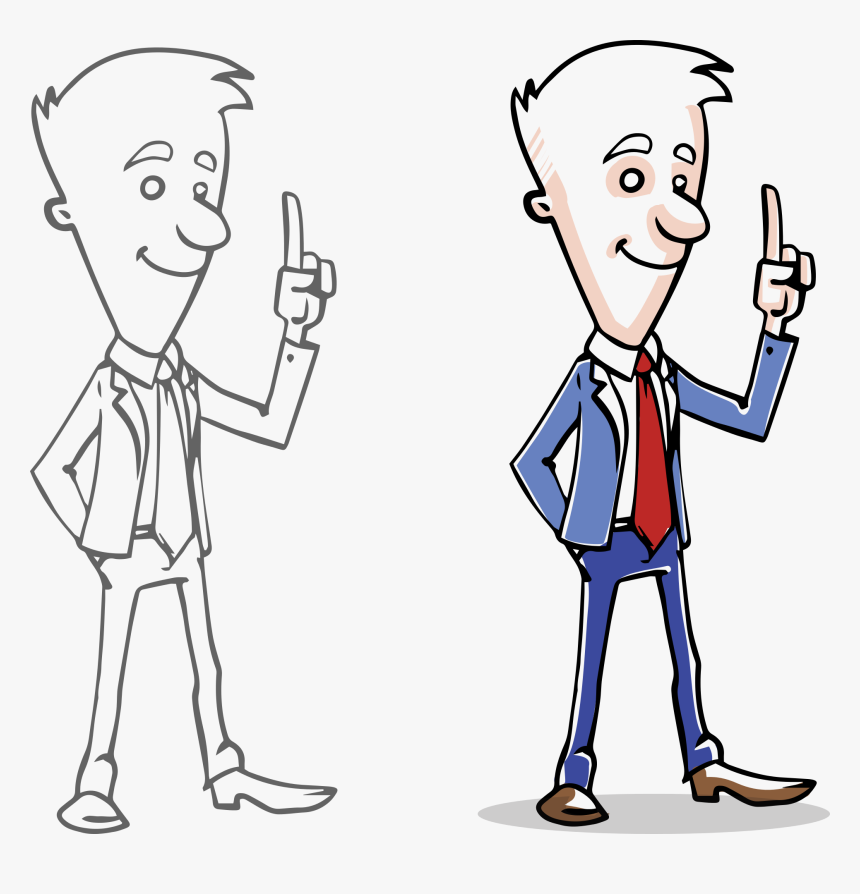 Transparent Background Cartoon Man Png, Png Download, Free Download