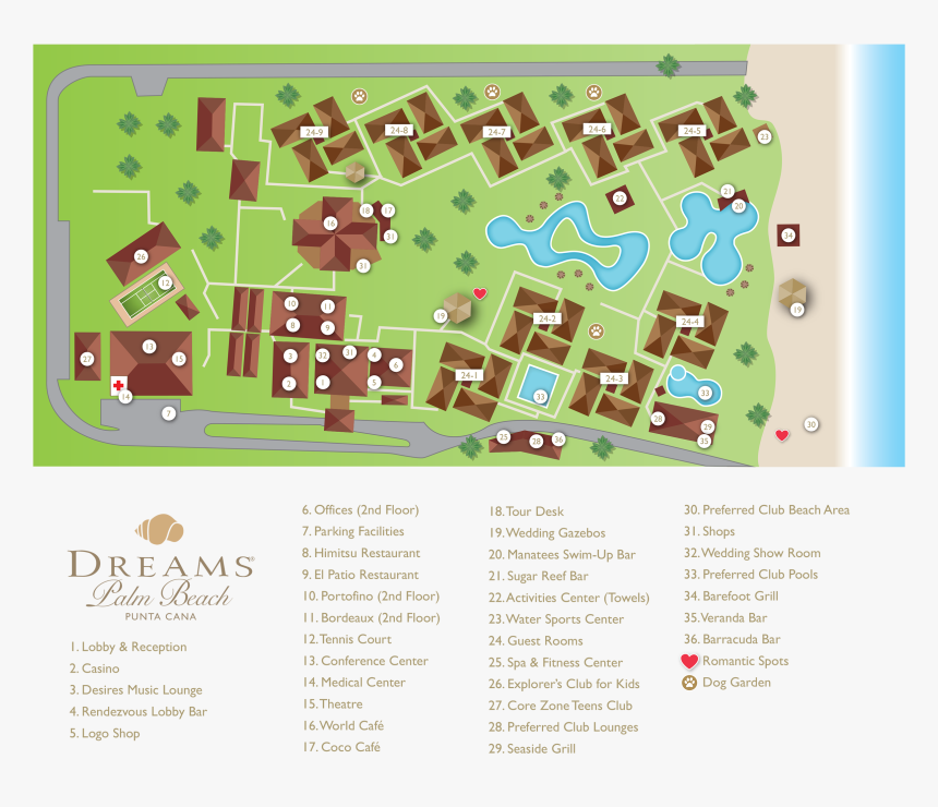 Dreams Palm Beach, HD Png Download, Free Download