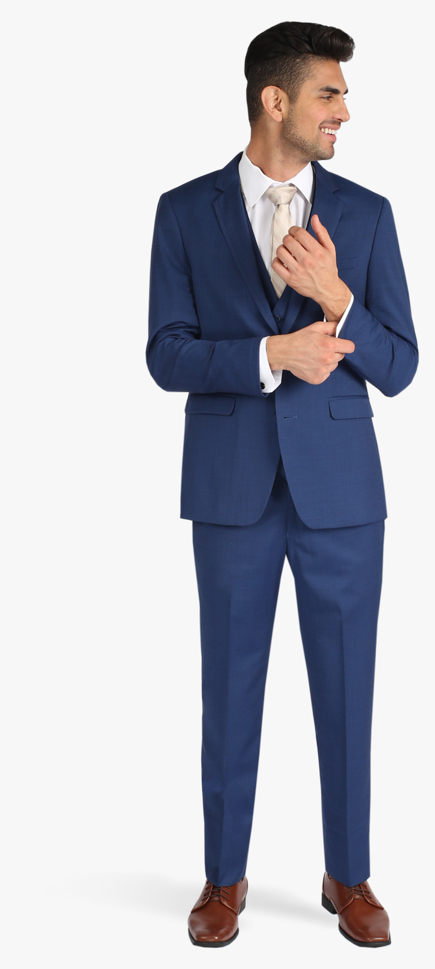 Cobalt Blue Suit Allure Men Online Suit Rental - Friar Tux Cobalt Blue Suit, HD Png Download, Free Download