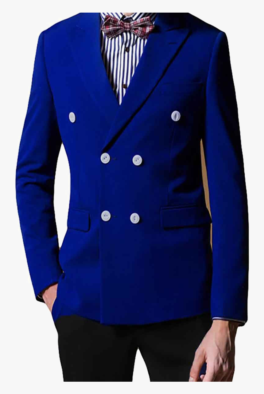 Blazer For Men Blue , Png Download - Royal Blue Coat For Men, Transparent Png, Free Download