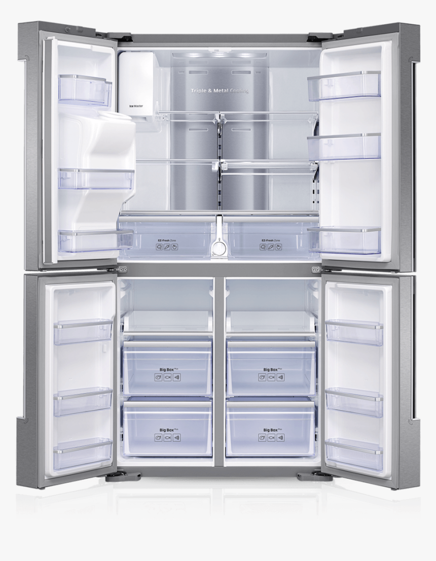 4 Door Flex Refrigerator With Family Hub Rf28n9780s - Du Family Hub 3 Caméras, HD Png Download, Free Download