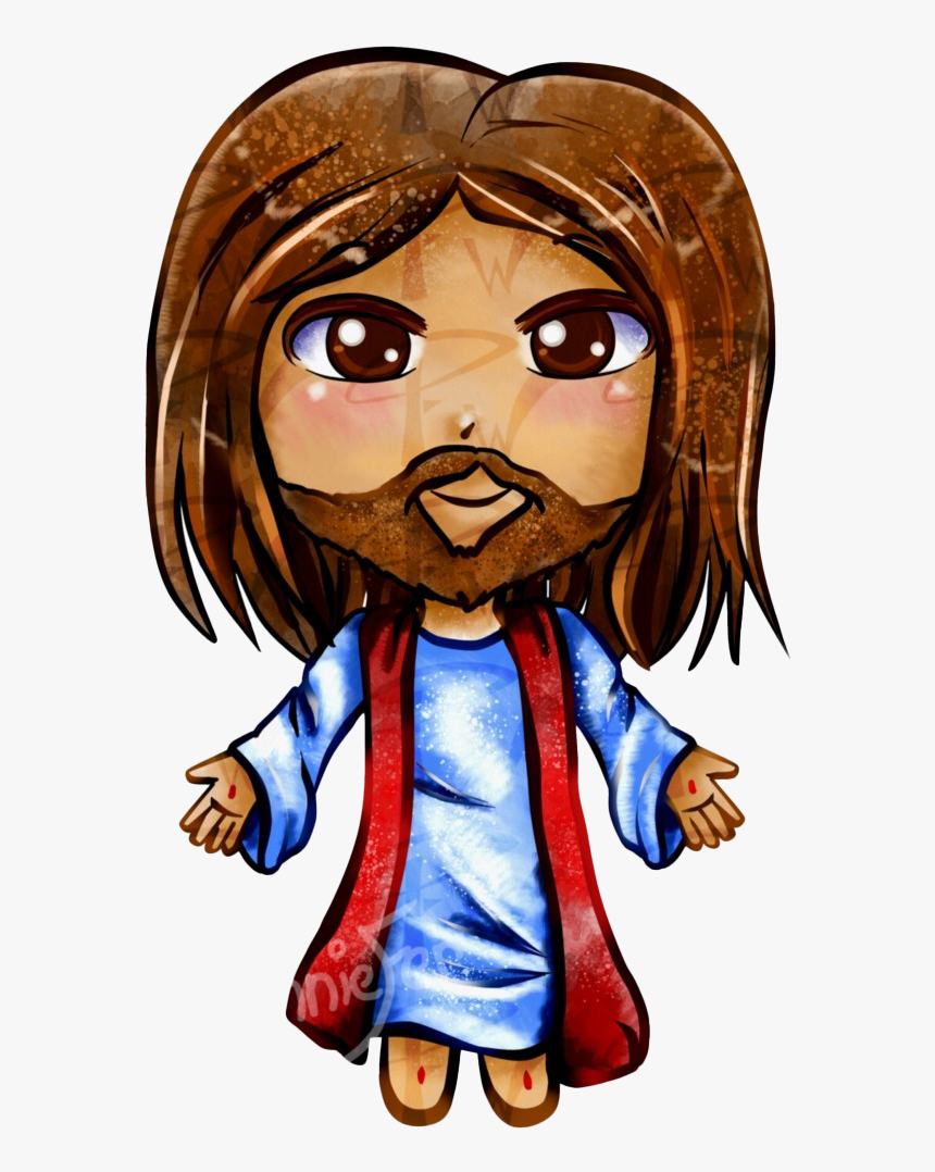 Jesus Png Image - Cute Jesus Cartoon Drawing, Transparent Png, Free Download