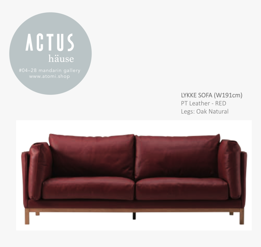 Lykke Sofa Set , Png Download - Studio Couch, Transparent Png, Free Download