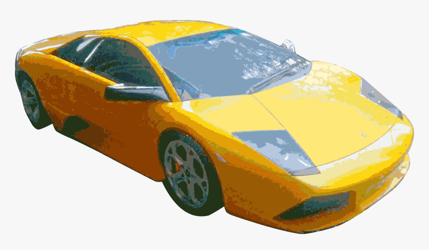 Clipart Sports Car Jpg Transparent Stock Clipart - Lamborghini Cut Out, HD Png Download, Free Download