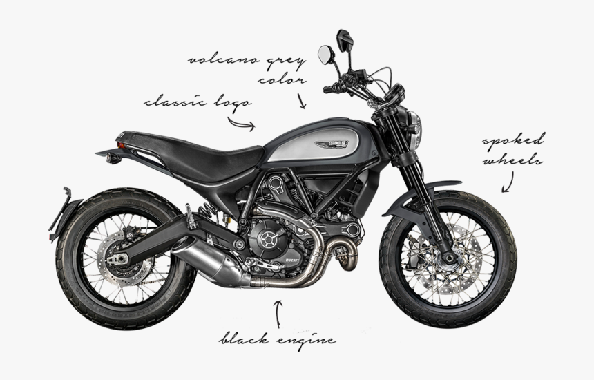 Ducati Scrambler Classic Street, HD Png Download, Free Download