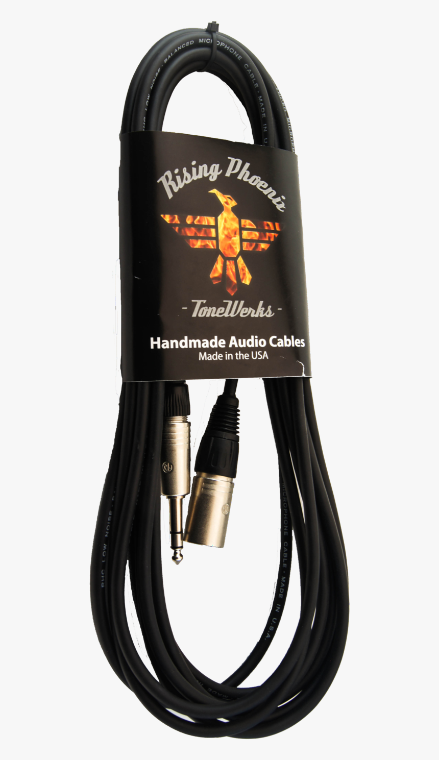 Rising Phoenix Tonewerks Trs To Xlr Male Cable"
 Class="lazyload - Usb Cable, HD Png Download, Free Download