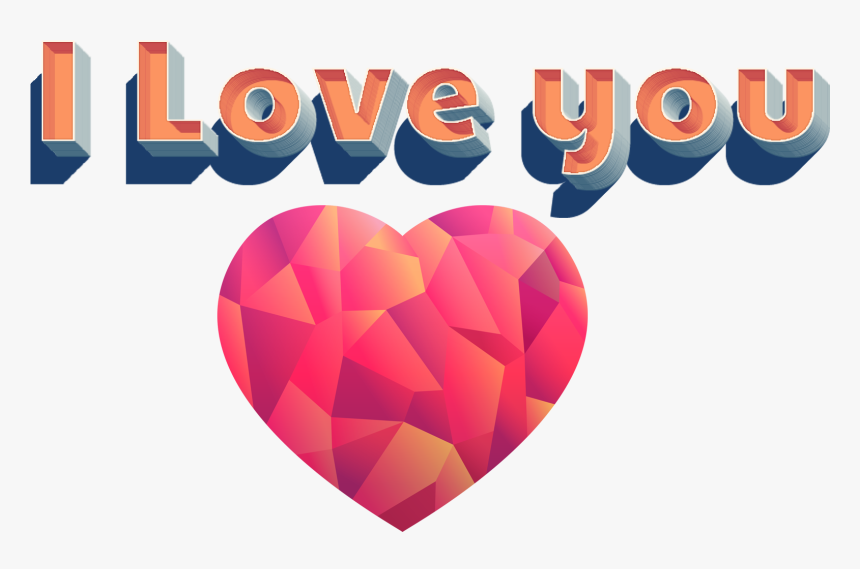 I Love You Png Hd Images - Heart, Transparent Png, Free Download